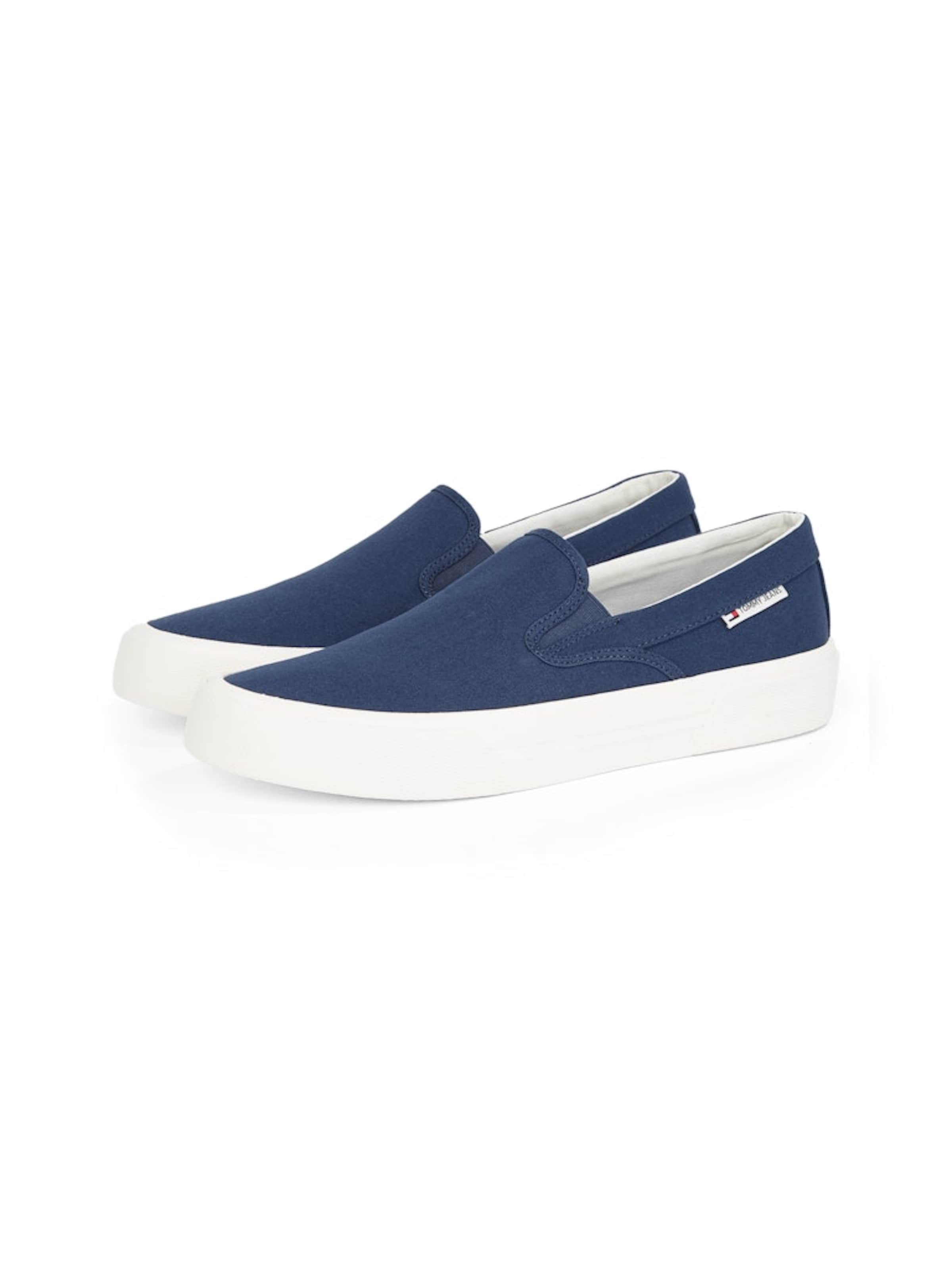 Tommy Jeans Спортни обувки Slip On в синьо