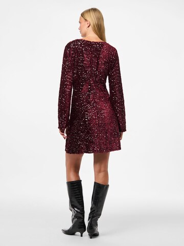 PIECES Dress 'PCKAM' in Red