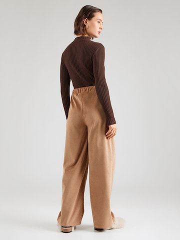 Wide Leg Pantalon 'Inga' ABOUT YOU en beige
