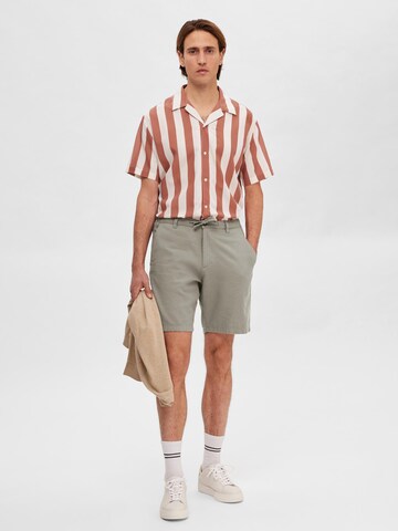 SELECTED HOMME Обычный Брюки-чинос 'Brody' в Серый