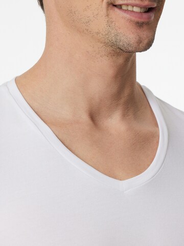 T-Shirt ' Premium Cotton ' SCHIESSER en blanc
