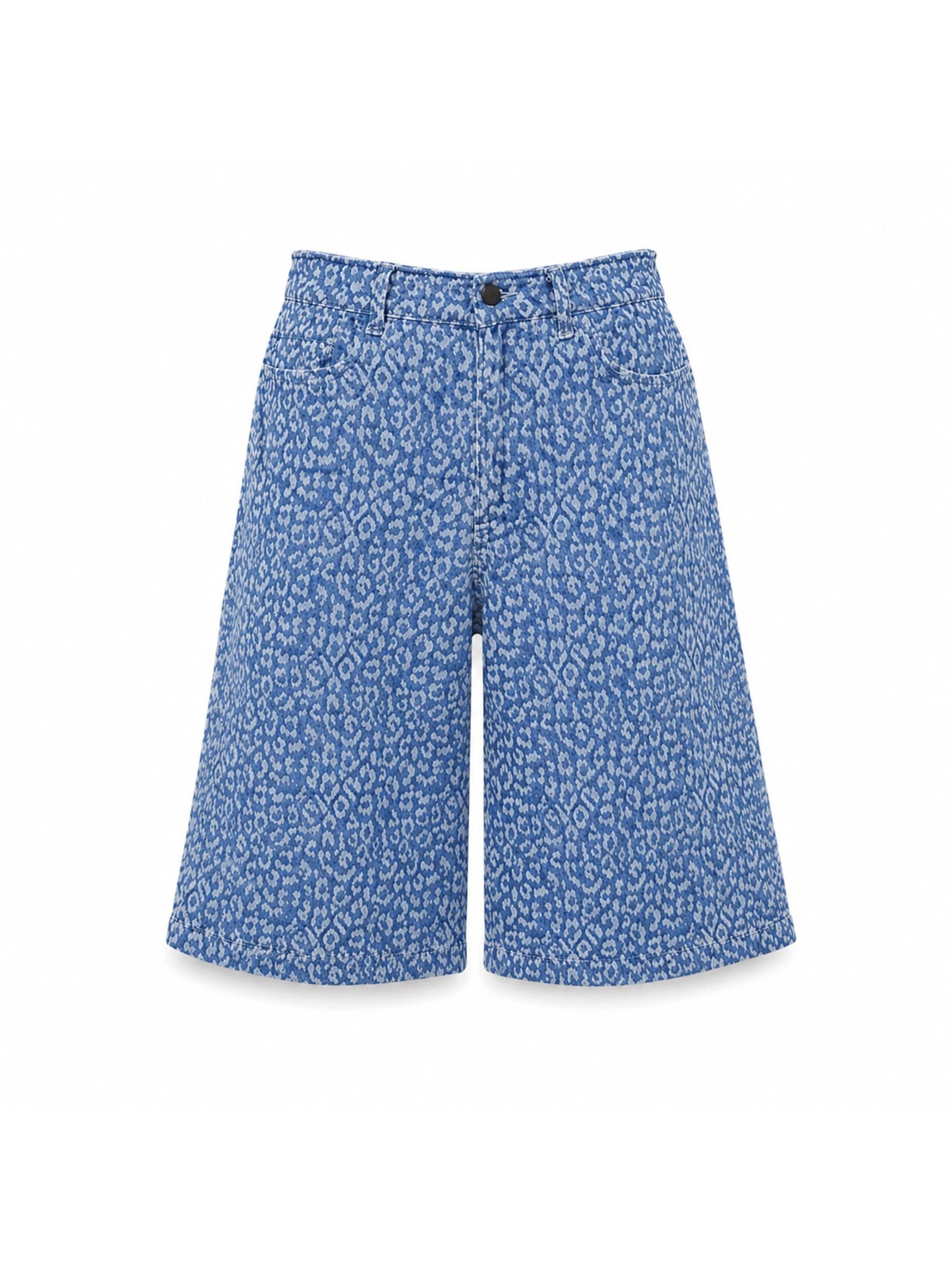 Regular Pantaloni 'Leopard' de la mysimplicated pe alb: față