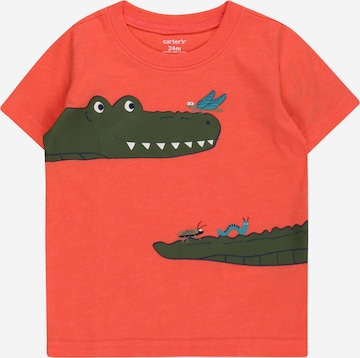 T-Shirt Carter's en orange : devant