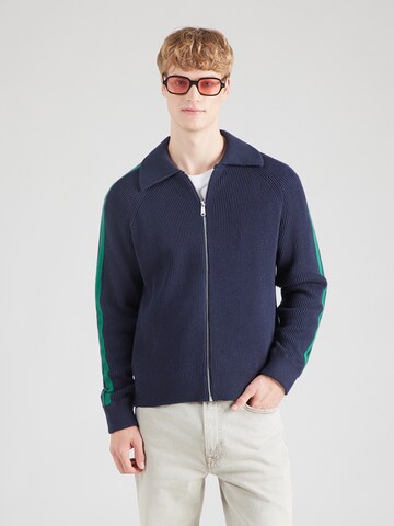 Calvin Klein Jeans Kampsun, värv sinine: eest vaates