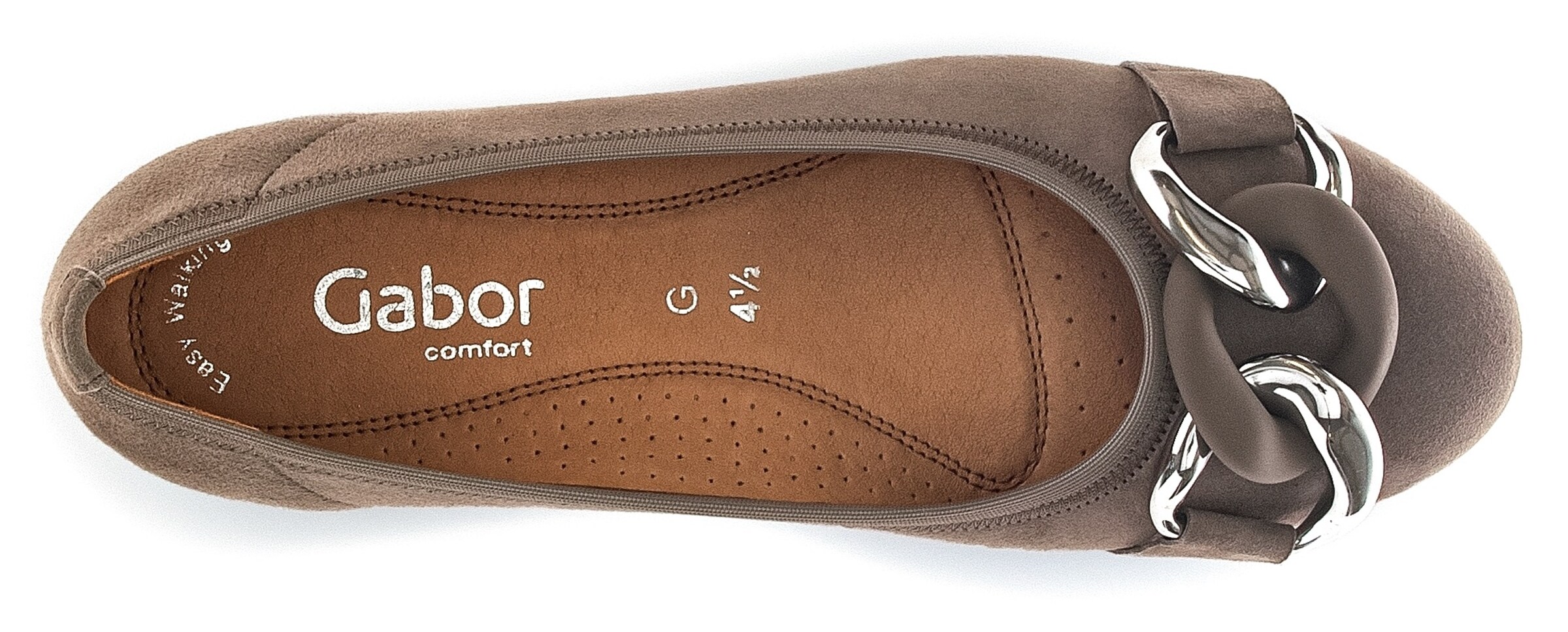 GABOR Ballet Flats in Grey