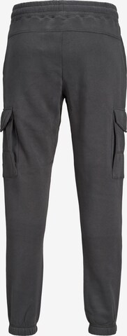 JACK & JONES Tapered Cargo Pants 'Gordon' in Grey