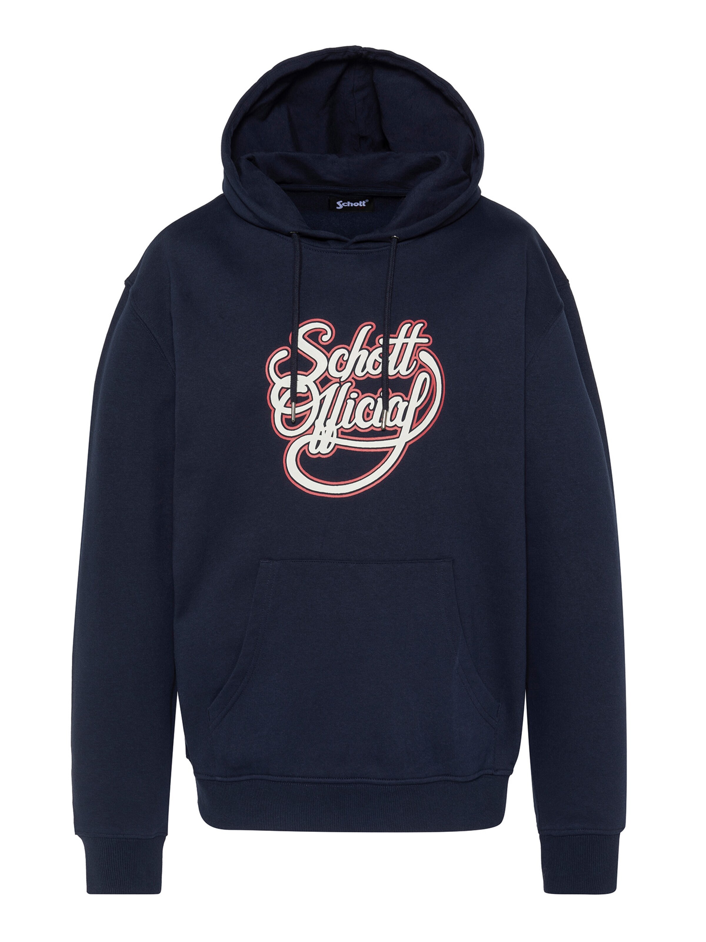 Sweat-shirt Schott NYC en bleu : devant