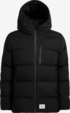 khujo Winterjas 'Silas4' in Zwart: voorkant