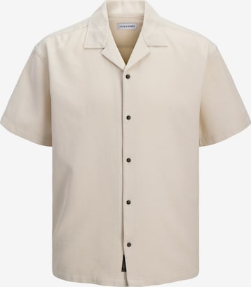 Jack & Jones Junior Πουκάμισο 'JJGLOBAL' σε γκρι: μπροστά