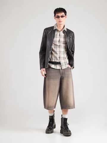 MUSTANG Regular Fit Paita 'STYLE RAWLINS' värissä beige