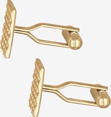 KUZZOI Cufflinks 'Geo, Viereck' in Gold