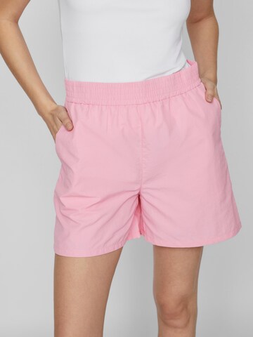 VILA - regular Pantalón en rosa