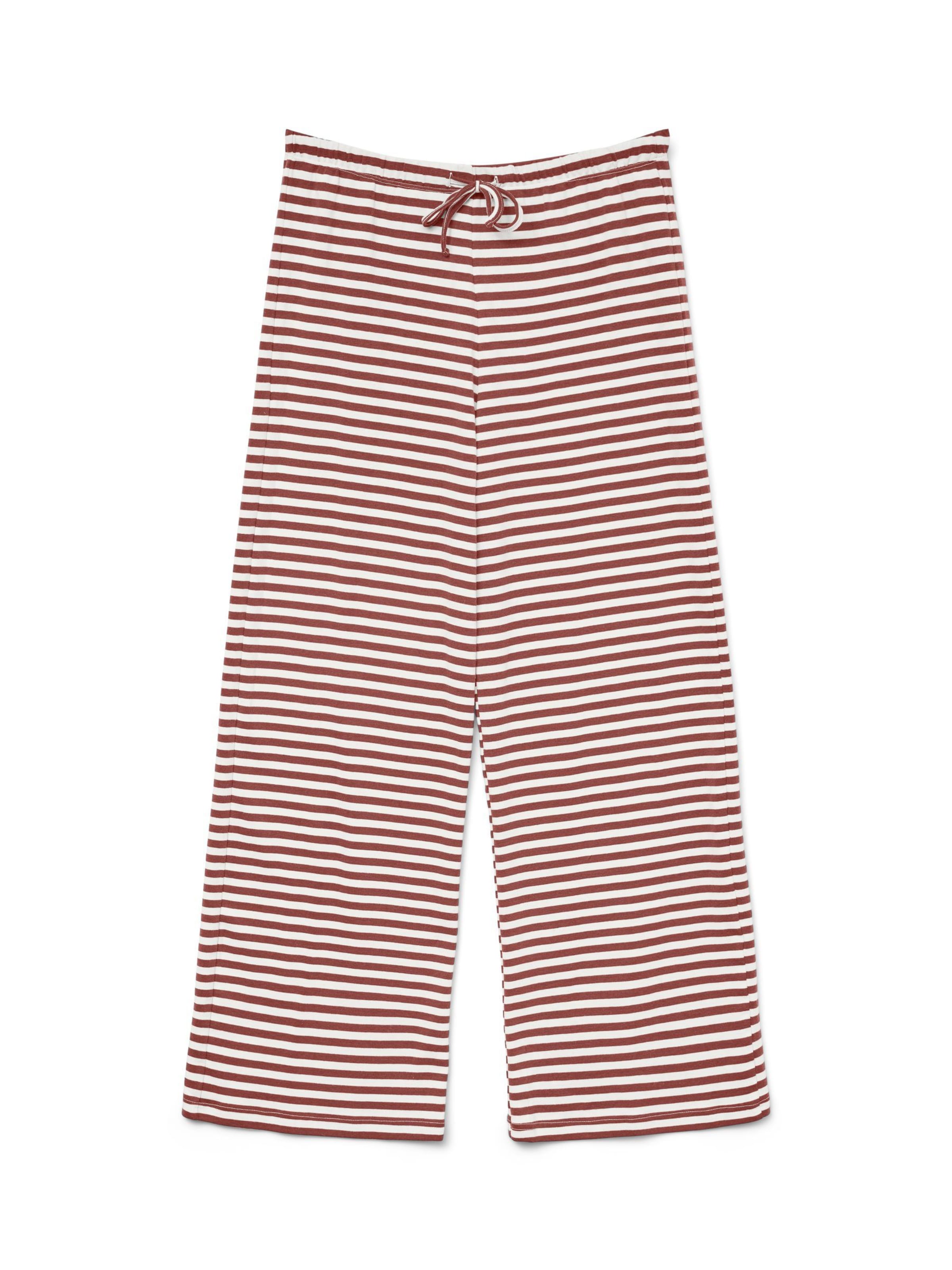 VERO MODA - Pierna ancha Pantalón 'VMStella' en marrón: frente
