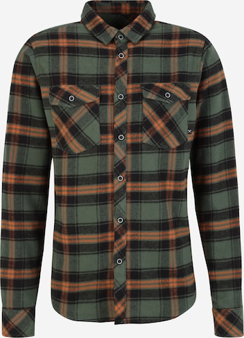 Iriedaily Button Up Shirt in Green: front