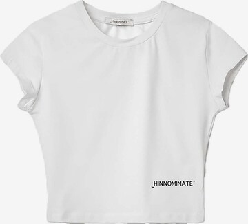 T-shirt 'Mezza Manica' HINNOMINATE en blanc : devant