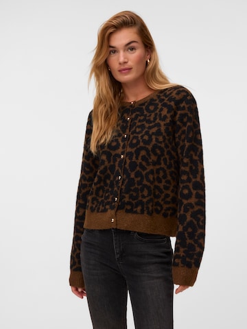 VERO MODA - Cárdigan 'VMNEWKAI' en marrón: frente