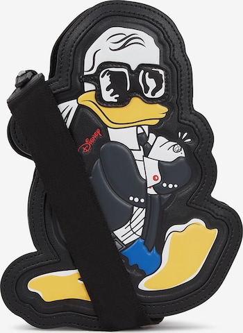 juoda Karl Lagerfeld Rankinė su ilgu dirželiu 'Disney x Karl Lagerfeld': priekis