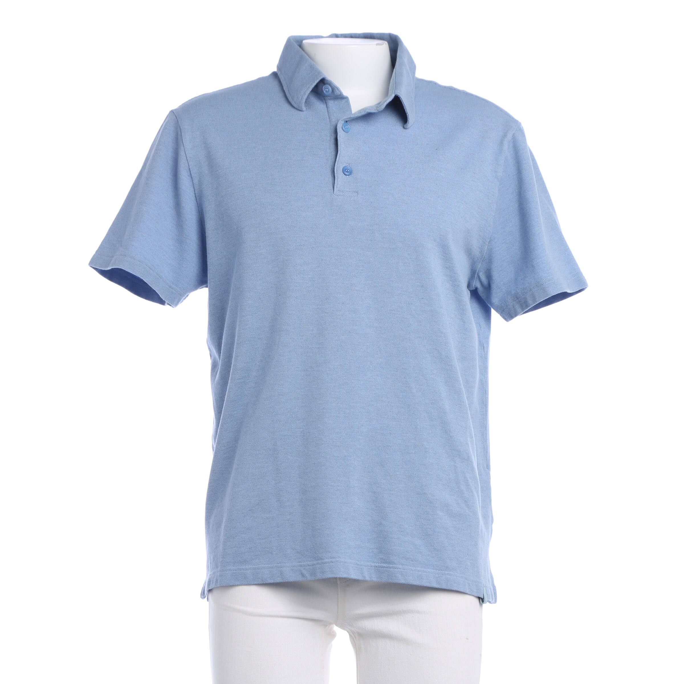 Brioni Poloshirt XXL in Blau: Vorderseite