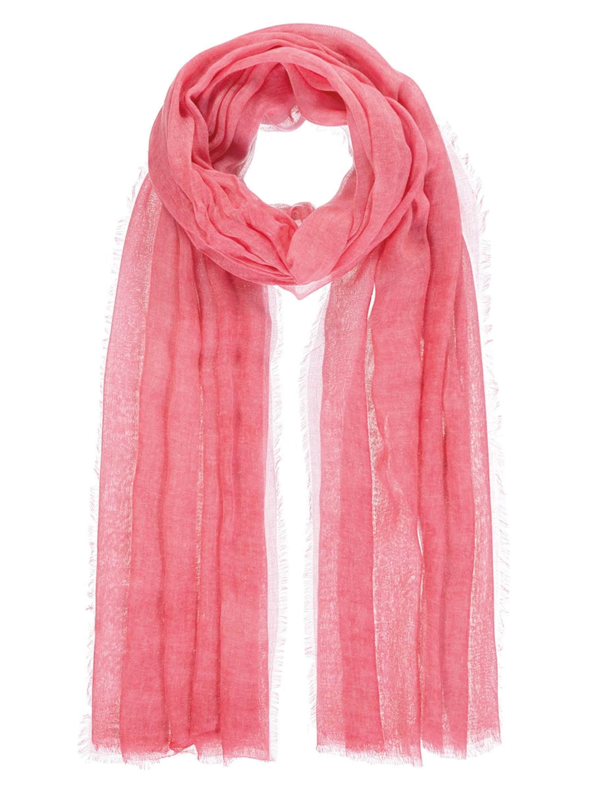 Passigatti Wrap 'Schal uni' in Pink: front