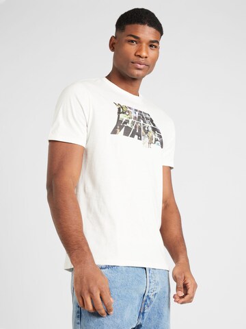 GAP - Camisa 'STAR WARS' em branco: frente