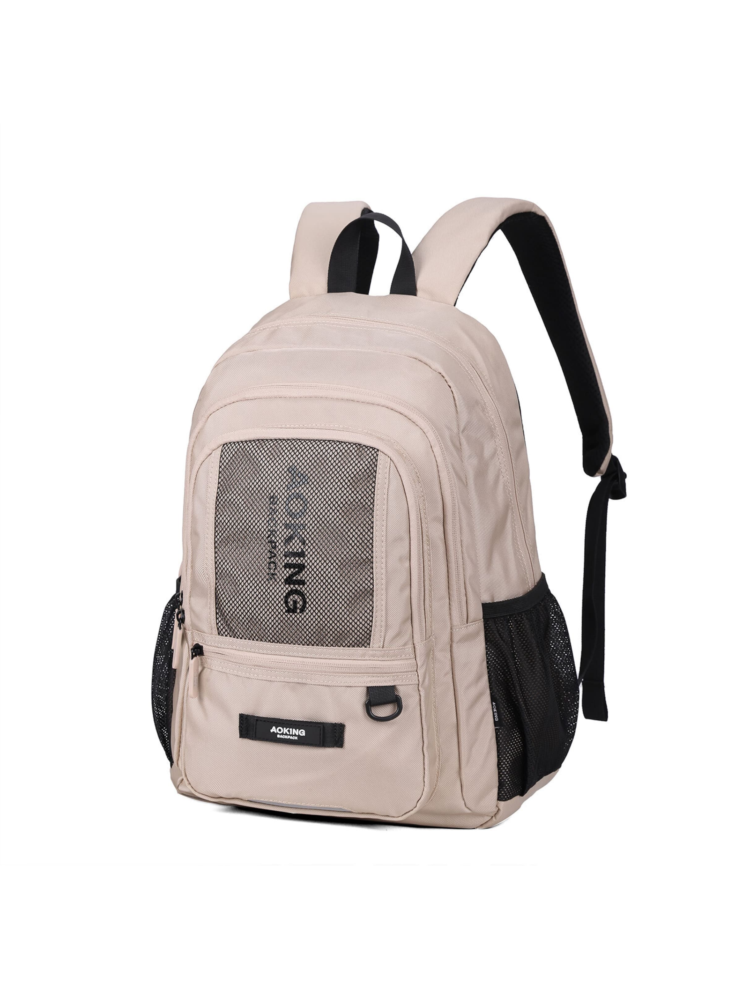 Aoking Rucksack in Beige: Vorderseite