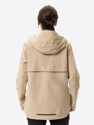 VAUDE Athletic Jacket 'Yaras' in Beige