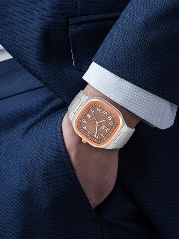 Rhodenwald & Söhne - Reloj analógico en plata: frente