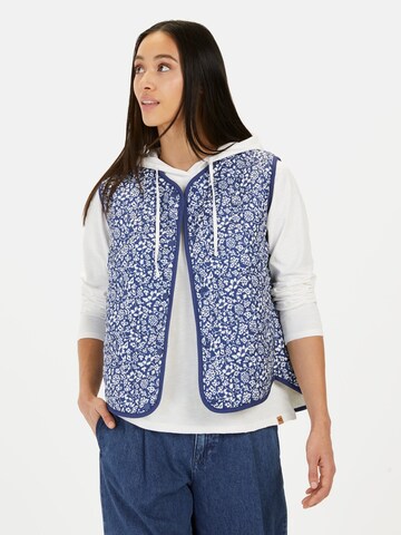 CAMEL ACTIVE Vest in Blue: front