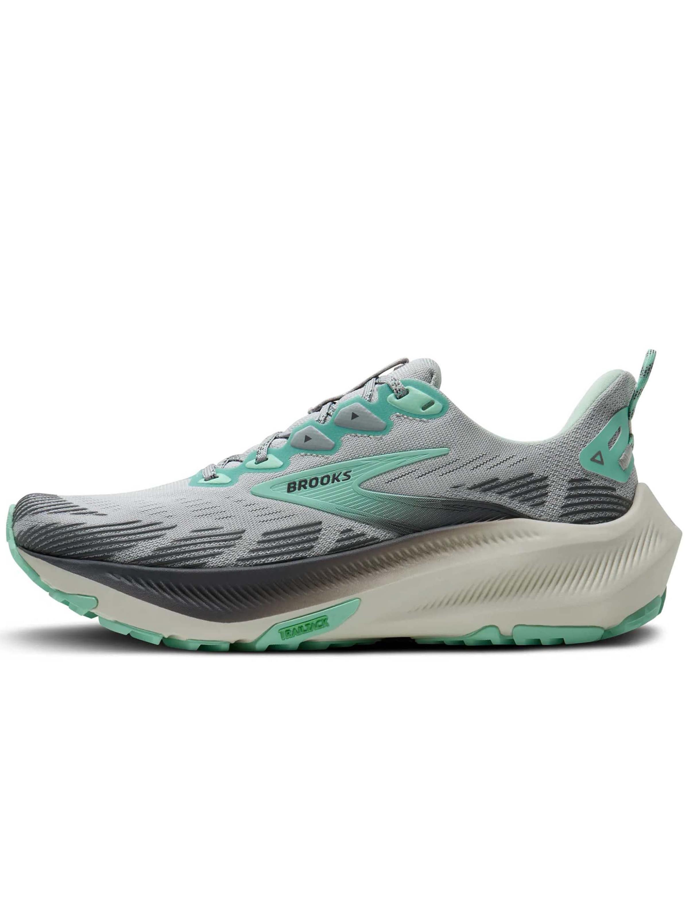 Chaussure de course 'GHOST TRAIL' BROOKS en gris : devant