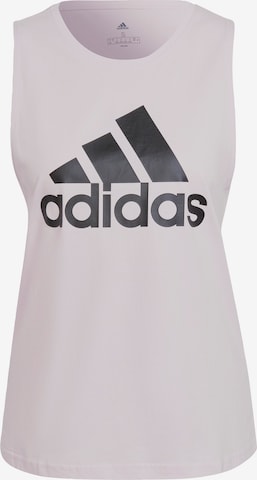 ADIDAS SPORTSWEAR Top sportowy 'Essentials' w kolorze różowy: przód