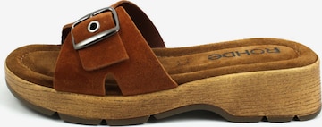 ROHDE Mules in Brown