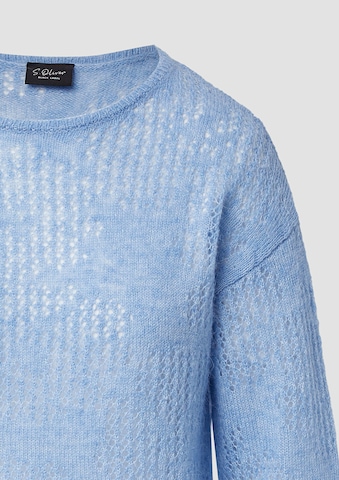 s.Oliver BLACK LABEL Sweater in Blue