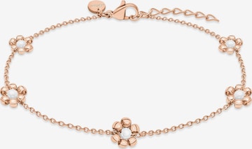 s.Oliver Fußschmuck 'Perlenblume' in Gold: Vorderseite