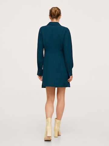 MANGO Shirt Dress 'Dresde' in Blue