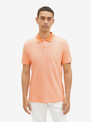 T-Shirt TOM TAILOR en orange : devant