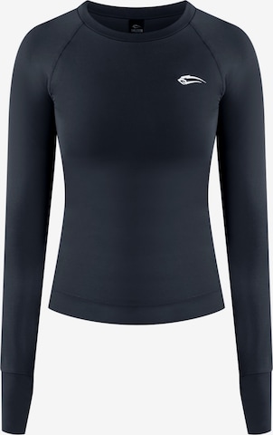 Smilodox Functioneel shirt 'Advanced Breath' in Zwart: voorkant