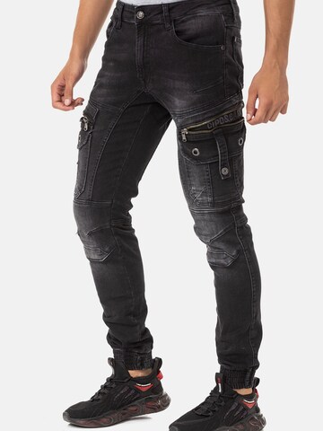 CIPO & BAXX Regular Jeans in Zwart