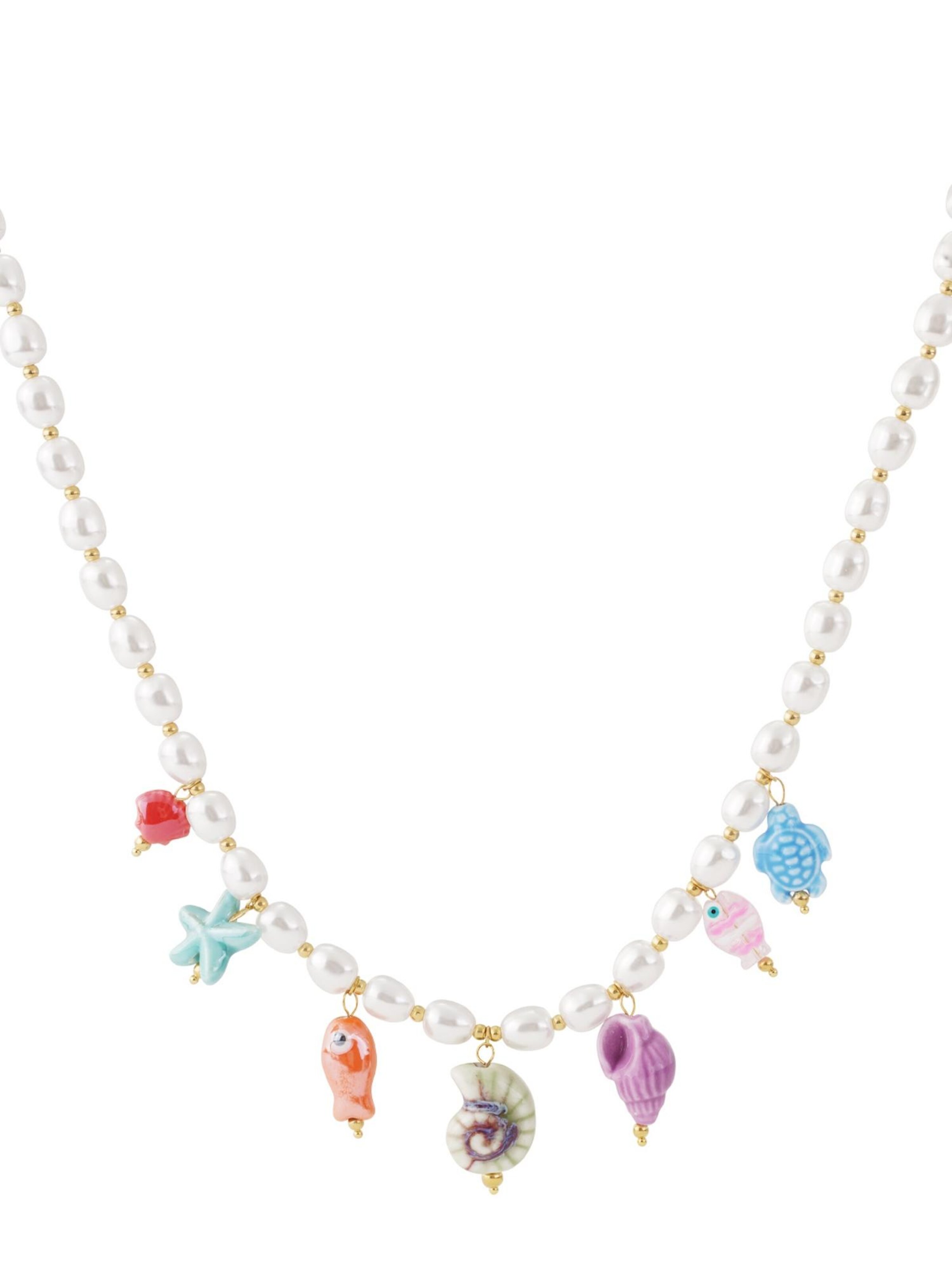 Chaîne 'MARIS' Cala Rose en blanc : devant