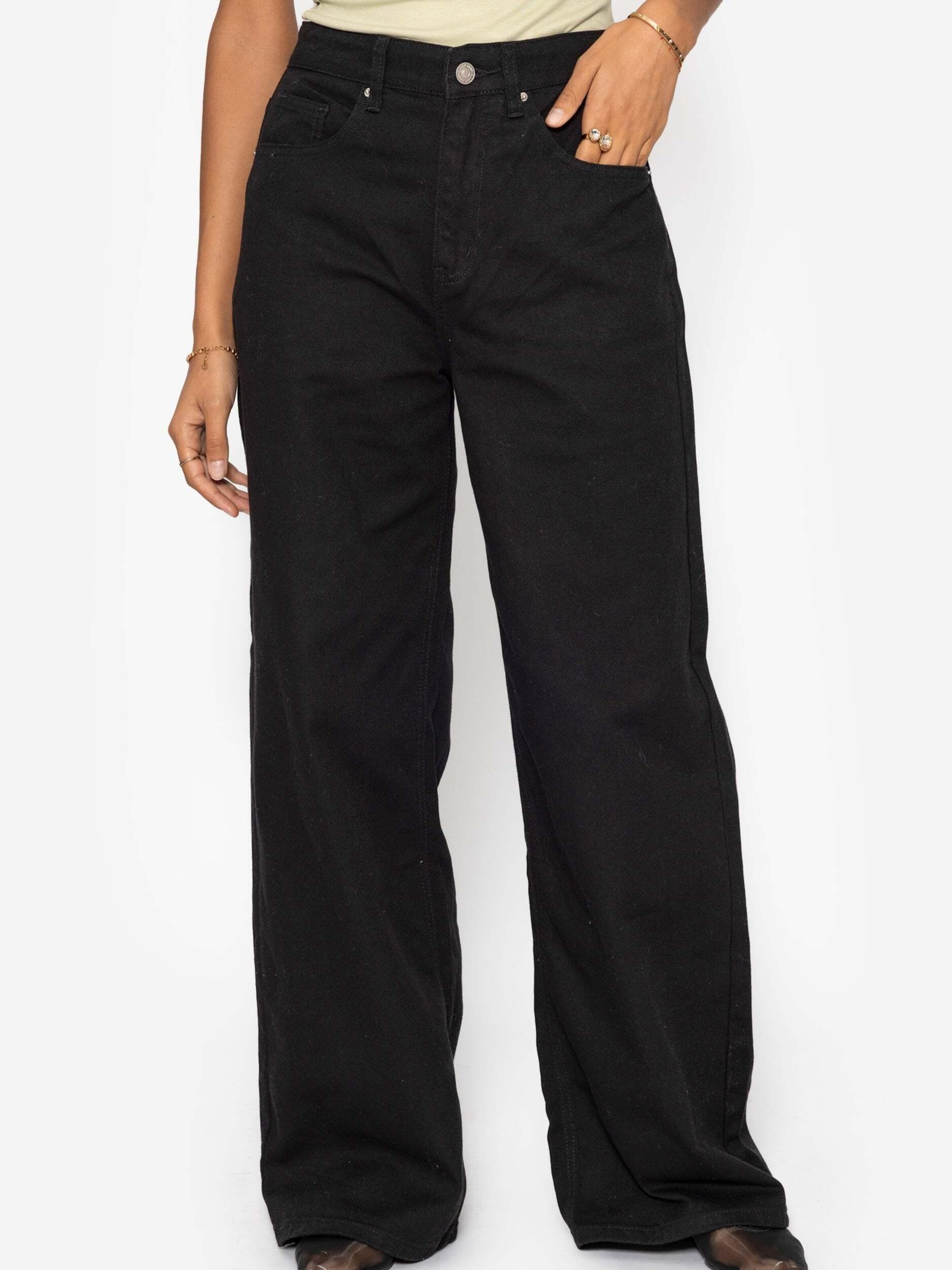 SASSYCLASSY Loosefit Jeans‌‌‌‌ in Schwarz