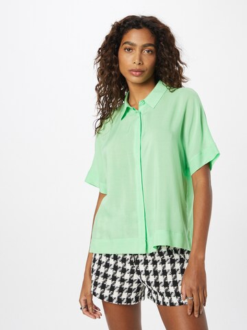 Soft Rebels - Blusa 'Freedom' en verde: frente