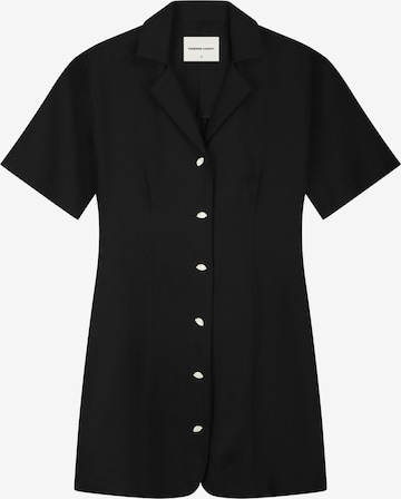Fabienne Chapot Shirt dress in Black: front