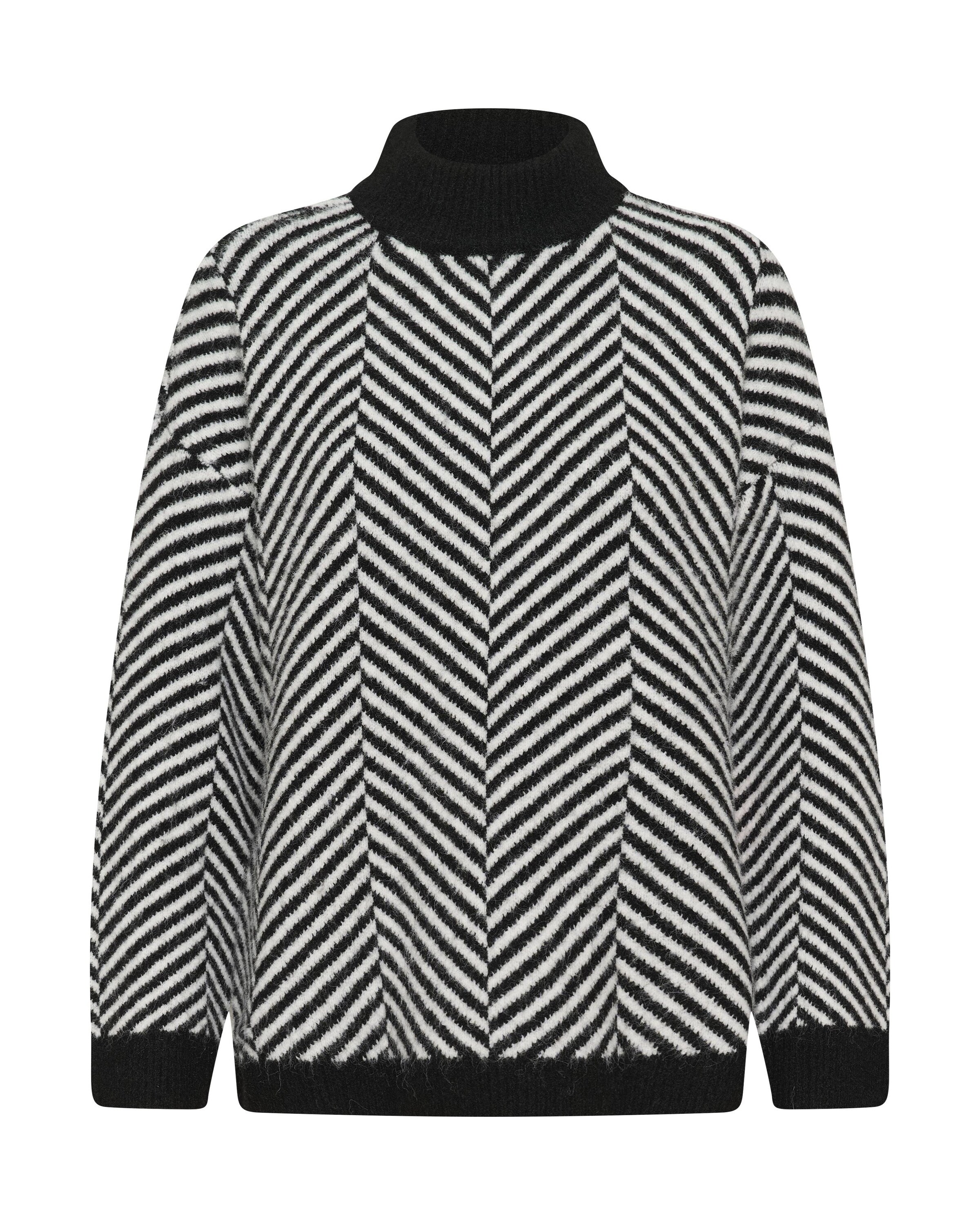 Love Copenhagen Jersey 'Lumia' en L en negro / blanco, Vista del producto