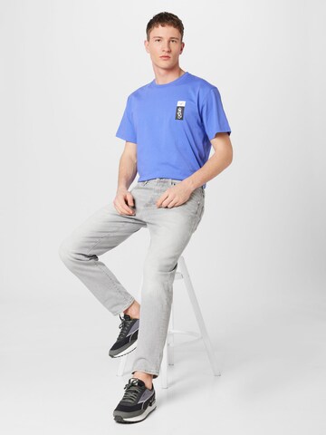 Cleptomanicx T-Shirt 'Mowe Techno' in Lila