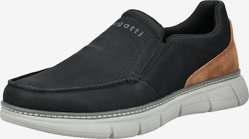 Chaussure basse bugatti en noir : devant