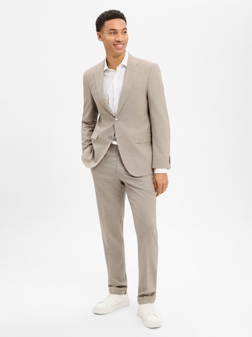 BOSS Regular fit Business blazer 'Jasper' in Beige