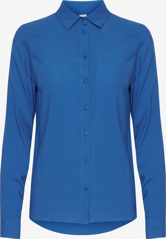 ICHI Blouse 'IHMAIN SH' in Blauw: voorkant