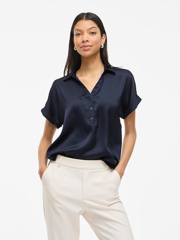 VILA Bluse 'VIEnna' in Blau: Vorderseite