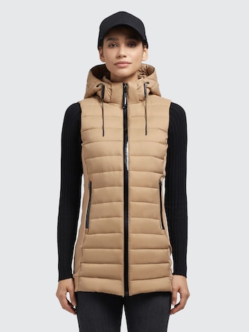 Gilet 'CEBCA' khujo en beige : devant