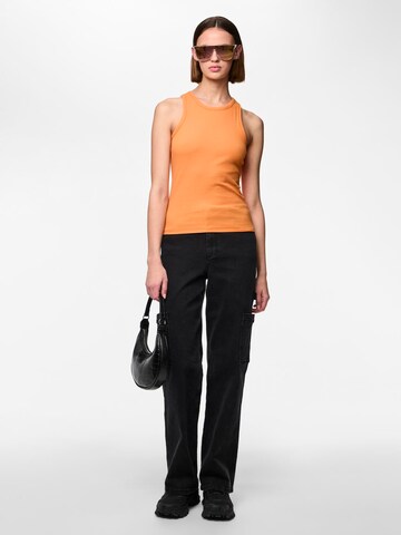 PIECES Top 'RUKA' in Orange