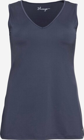SHEEGO Sports Top in Blue: front